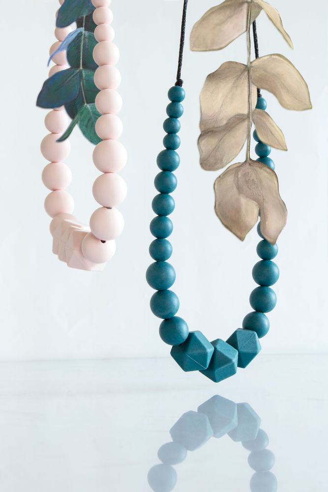 Cadeaux - Colliers d'allaitement de portage et de dentition en silicone MintyWendy. - MINTYWENDY