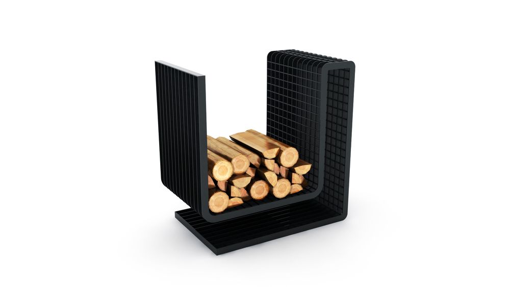 Outdoor fireplaces - BOLD Firewood Holder - COBERMASTER CONCEPT