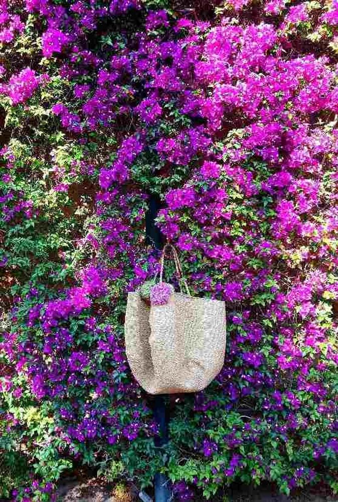 Shopping baskets - pompom madrague  basket - NORO