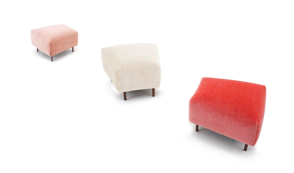 Footrests - Ann trapezium footstool - ARIANESKÉ