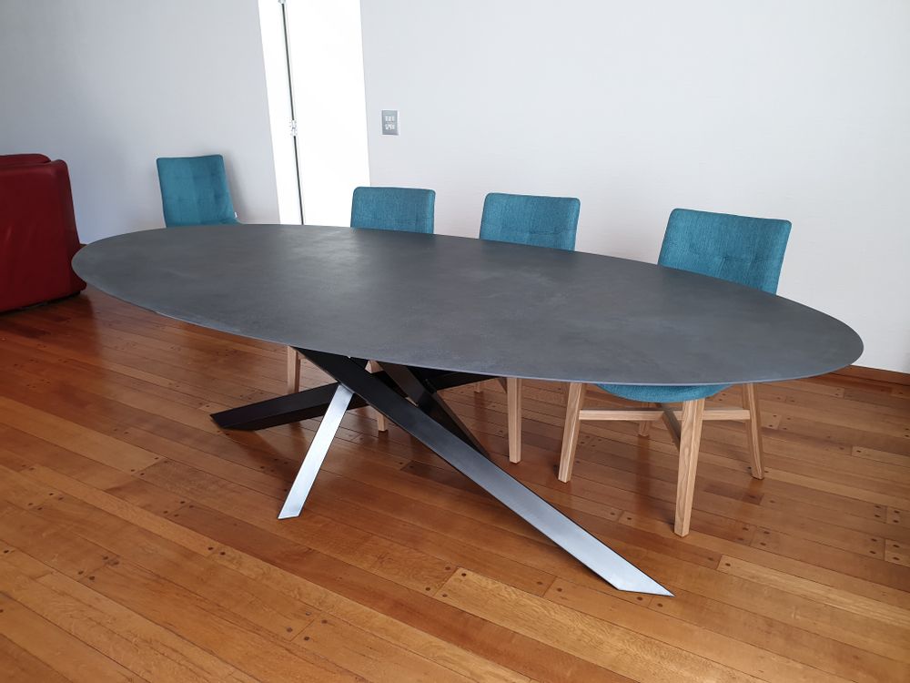 Dining Tables - Dining Table and Versatile Leg - COLOMBUS MANUFACTURE FRANCE