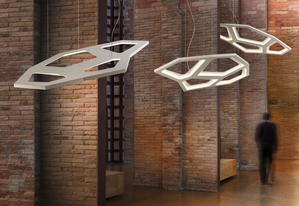 Hotel bedrooms - Composable lamp pendant NURA - CARPYEN