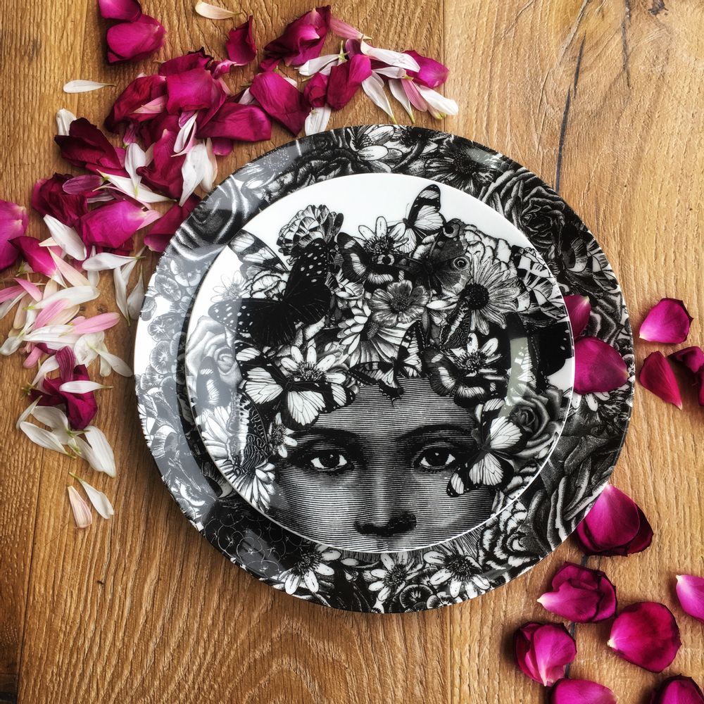 Ceramic - Fine Bone China Plates and Mugs - CHASE AND WONDER