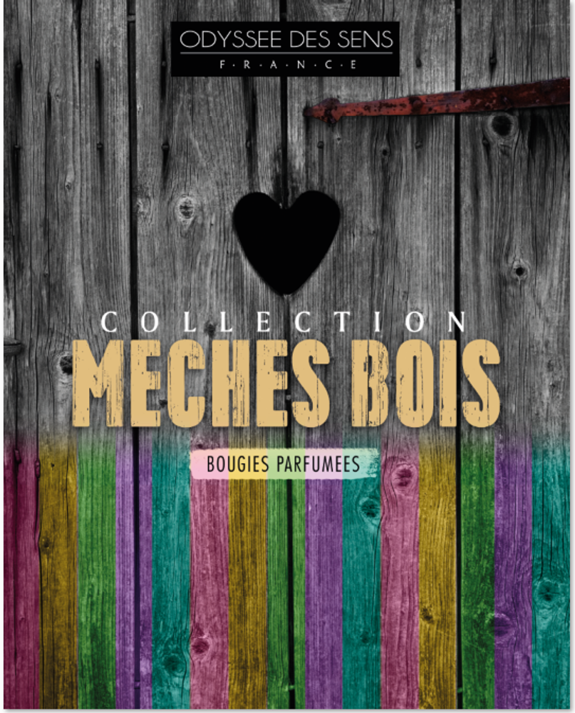 Bougies - Collection meche bois - ODYSSÉE DES SENS