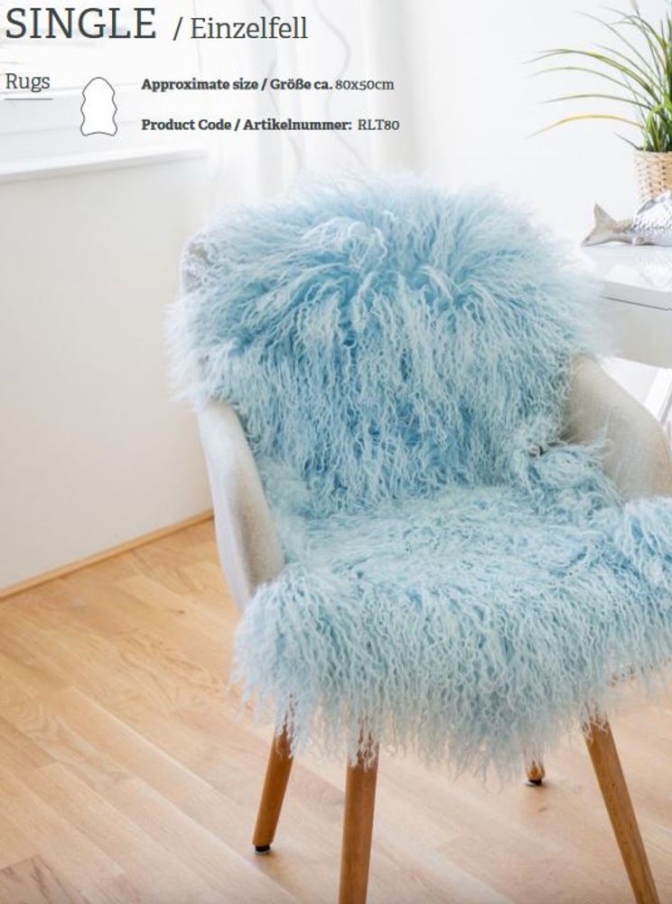 Tapis - peau de mouton tibétain - FIBRE BY AUSKIN