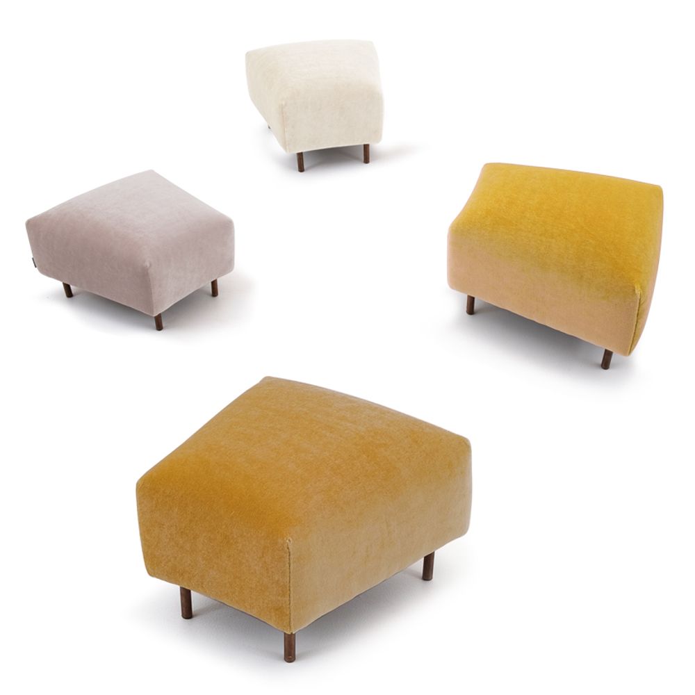 Footrests - Ann trapezium footstool - ARIANESKÉ