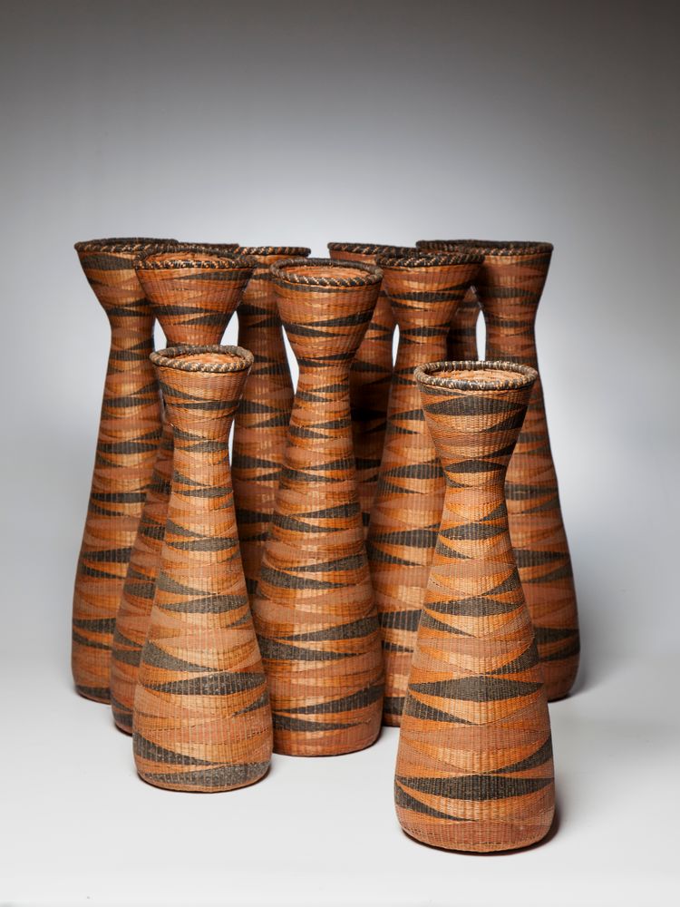 Unique pieces - Ibiseke "Agaseke ou Igiseke"  Tutsi Basketries - Rwanda/Burundi - KANEM