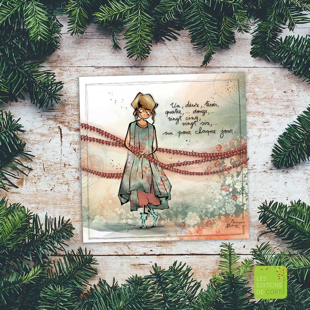 Papeterie - Collection de cartes postales "Mon Amie Luce" - EDITIONS DE CORTIL
