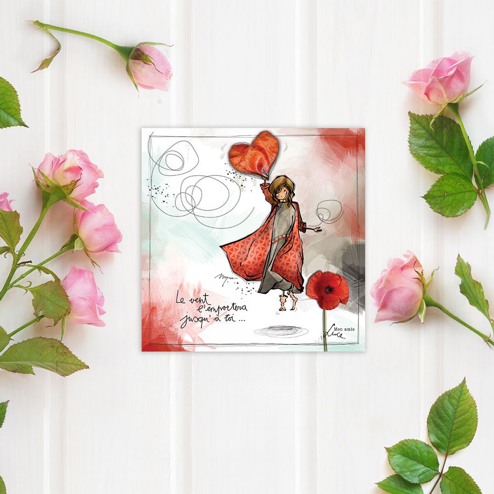 Papeterie - Collection de cartes postales "Mon Amie Luce" - EDITIONS DE CORTIL