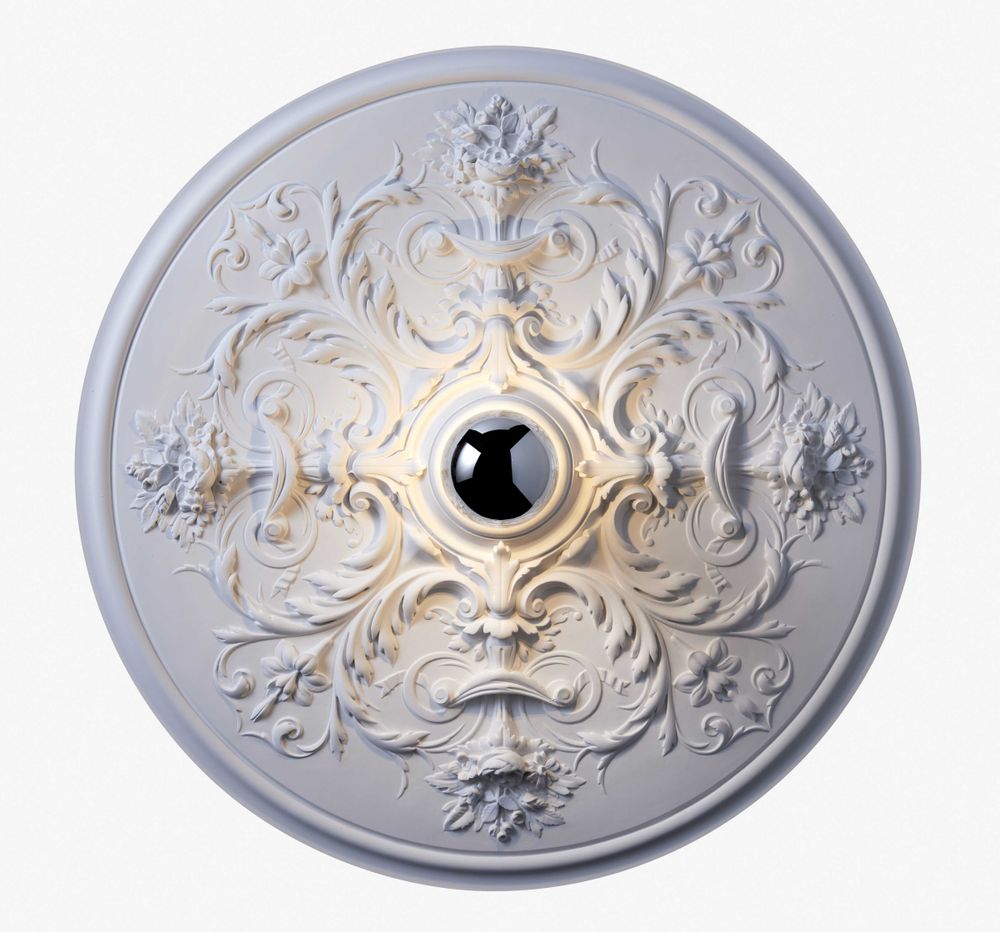 Pièces uniques - Applique murale et plafonnier en plâtre de Paris RIVOLI - RADAR INTERIOR
