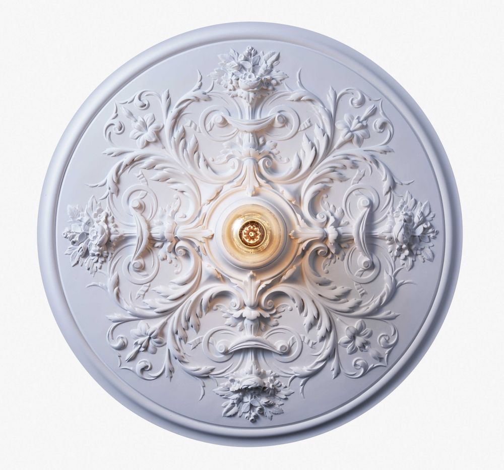 Pièces uniques - Applique murale et plafonnier en plâtre de Paris RIVOLI - RADAR INTERIOR