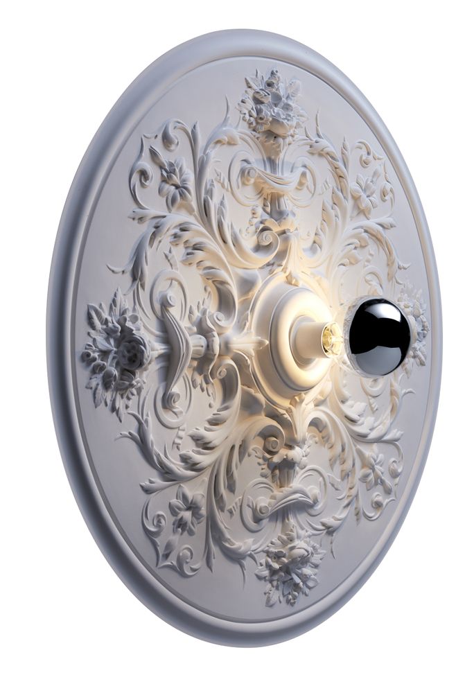 Pièces uniques - Applique murale et plafonnier en plâtre de Paris RIVOLI - RADAR INTERIOR
