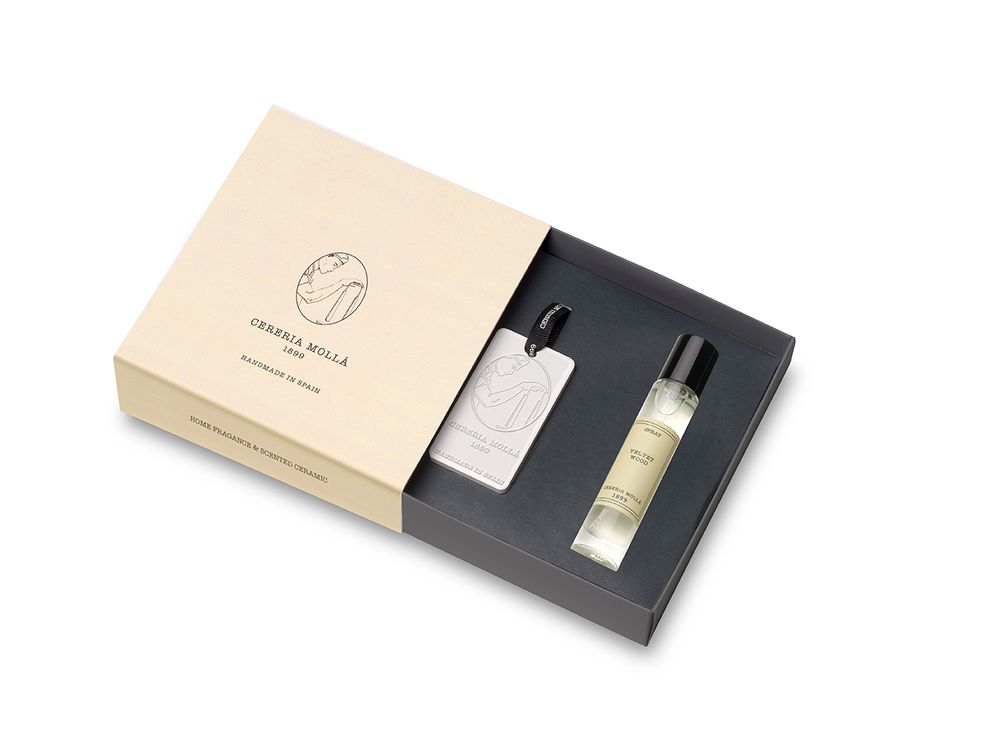 Parfums d'intérieur - Coffret cadeau de luxe Home France + Parfum Céramique - CERERIA MOLLA 1899 CANDLES