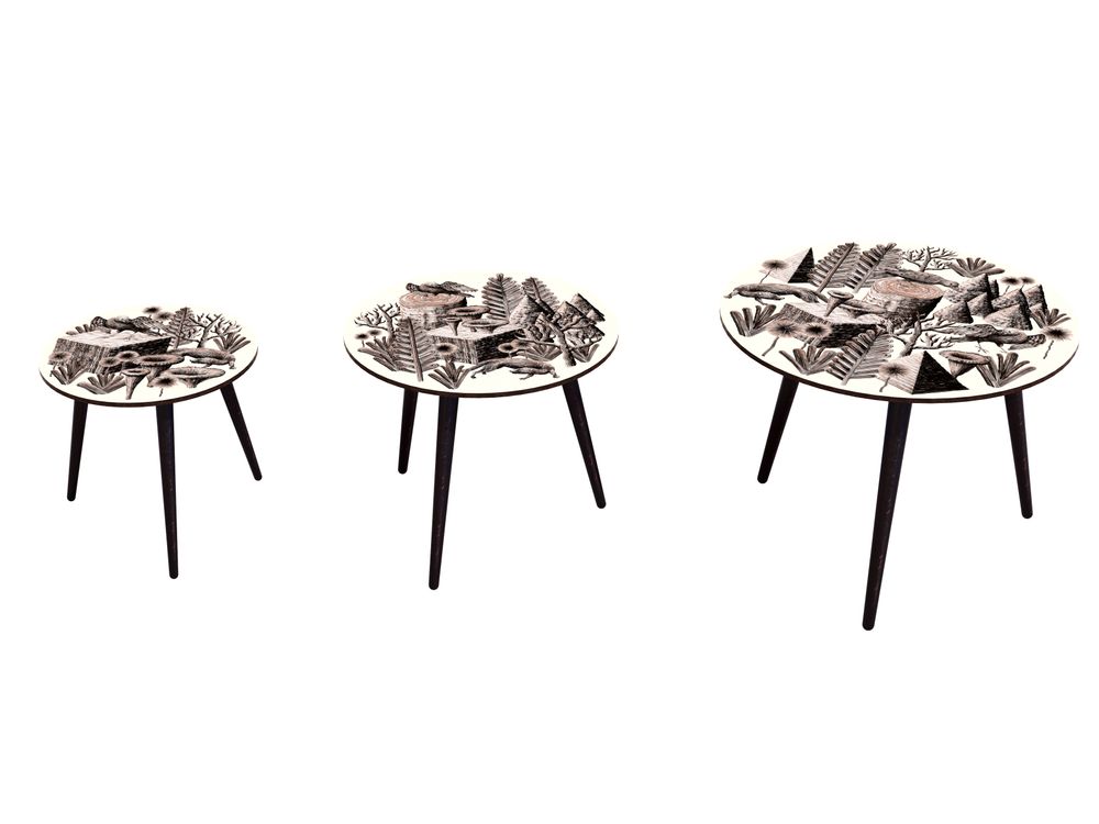 Tables basses - TABLES PAYSAGES INTERIEURS par BAPTISTE VANDAELE - BAZARTHERAPY EDITION