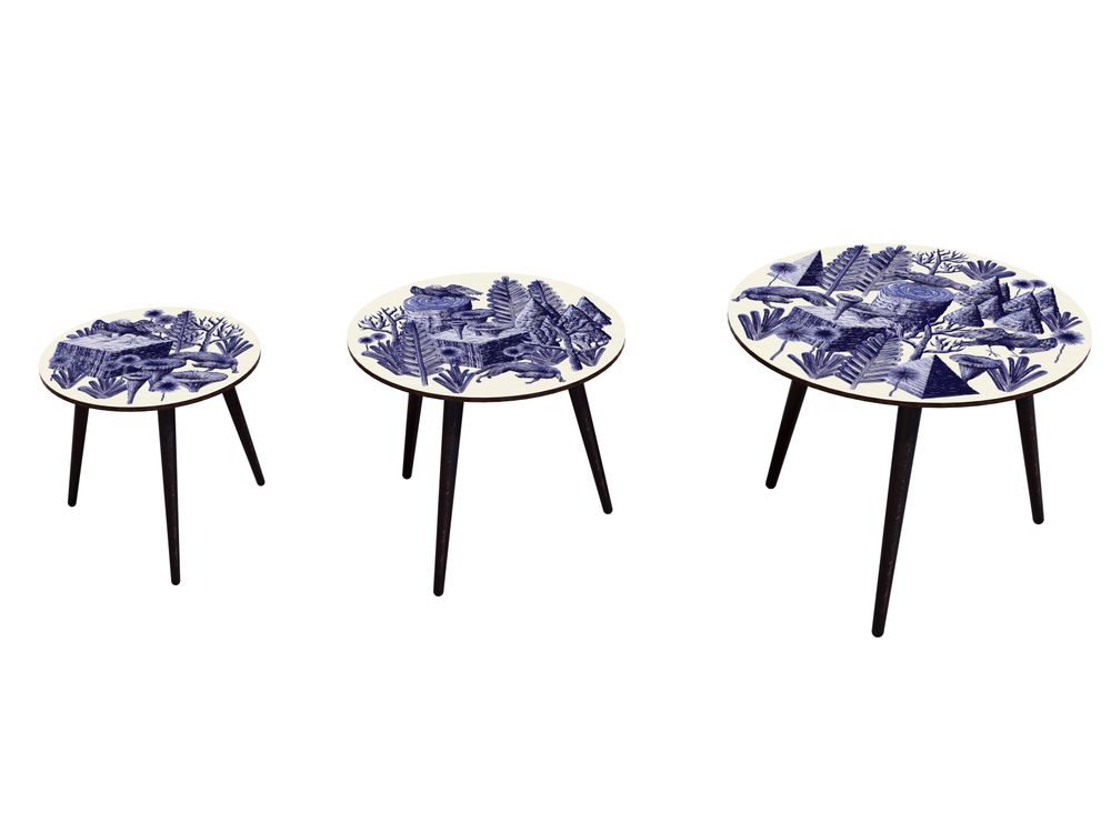 Tables basses - TABLES PAYSAGES INTERIEURS par BAPTISTE VANDAELE - BAZARTHERAPY EDITION
