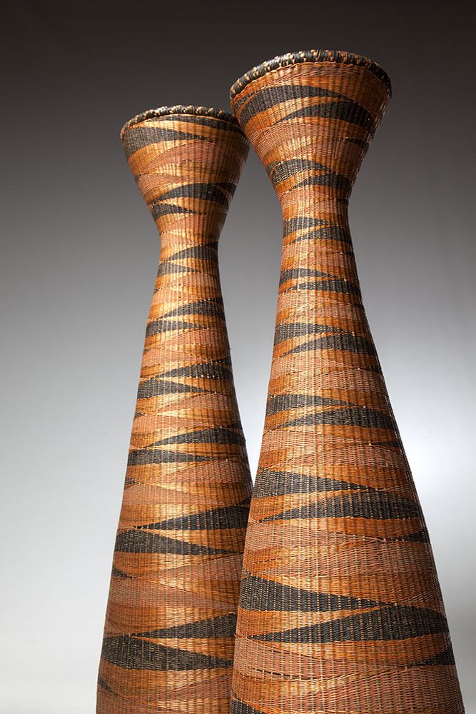 Unique pieces - Ibiseke "Agaseke ou Igiseke"  Tutsi Basketries - Rwanda/Burundi - KANEM