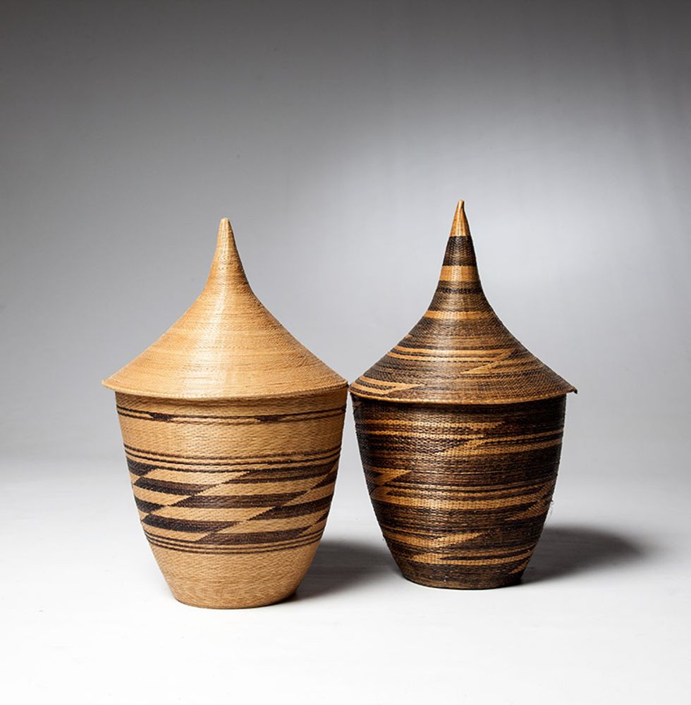 Unique pieces - Ibiseke "Agaseke ou Igiseke"  Tutsi Basketries - Rwanda/Burundi - KANEM
