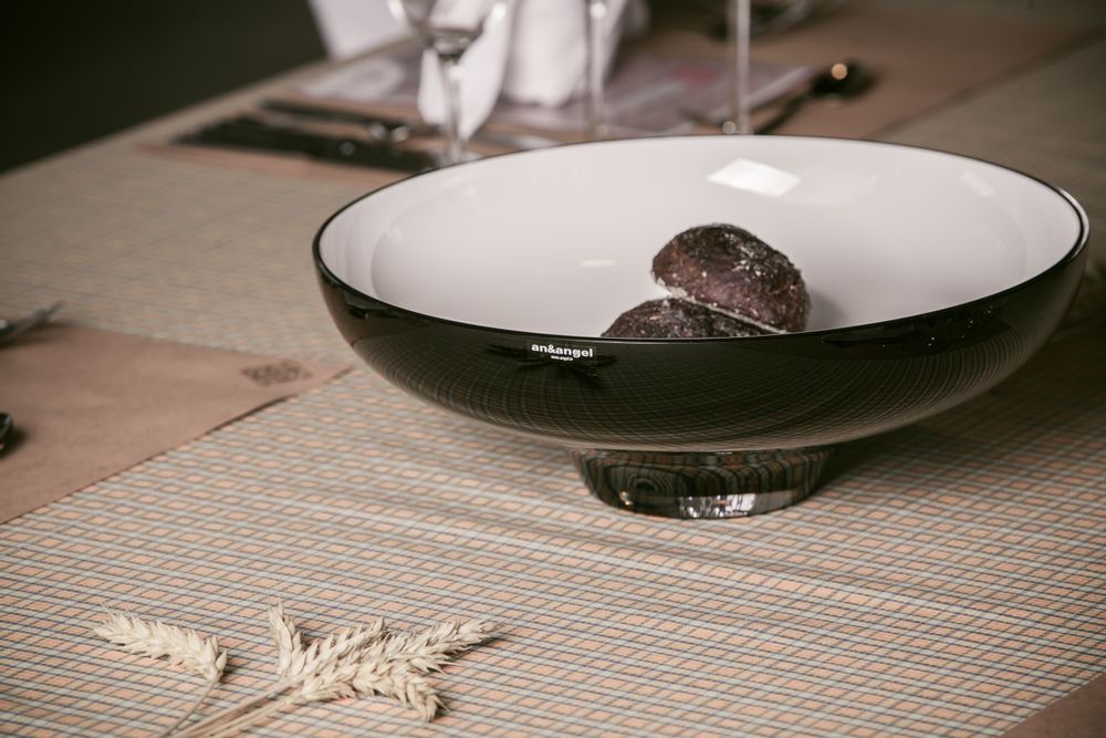 Objets de décoration - BLACK & WHITE bol large - AN&ANGEL