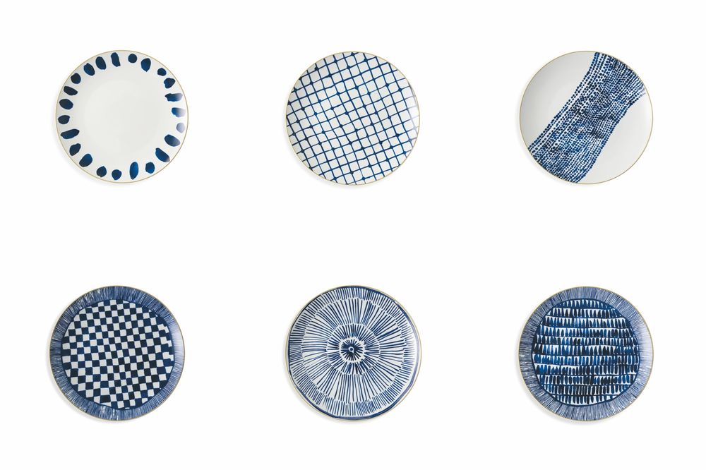 Assiettes au quotidien - MASAI BLUE - GALILEO SPA - VDE TIVOLI 1996 - KOOPER