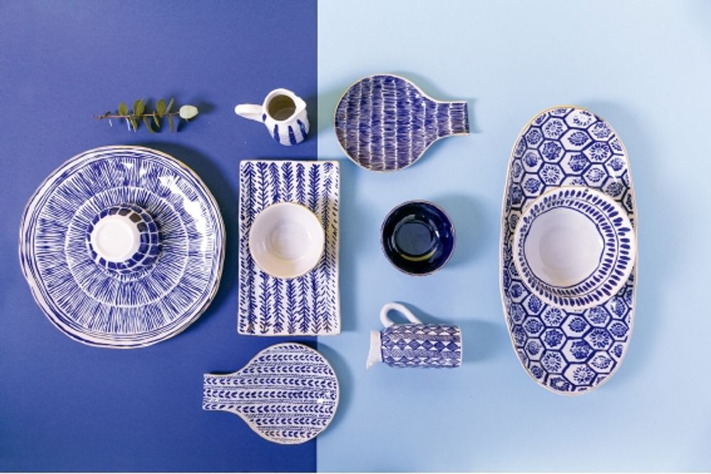 Assiettes au quotidien - MASAI BLUE - GALILEO SPA - VDE TIVOLI 1996 - KOOPER