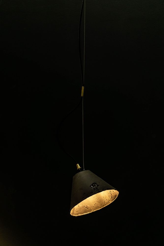 Pièces uniques - Suspension BURO - MU - LUMINAIRES ET MATÉRIAUX EN POLYMÈRE MINÉRAL SOUPLE