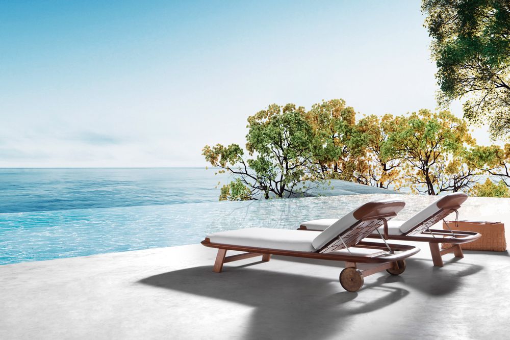 Deck chairs - 10th Tellaro Sun Lounger - EXTETA