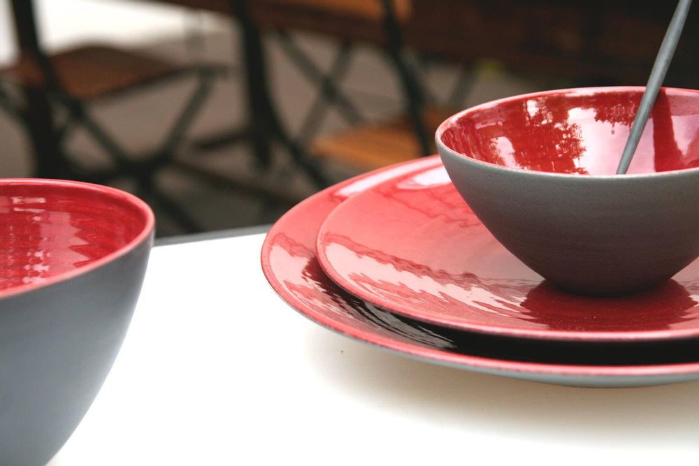 Ceramic - cups, mugs, bowls, salad bowls, pitchers, plate, tray, dish, ramekin, vase ... - ATELIER BERNEX