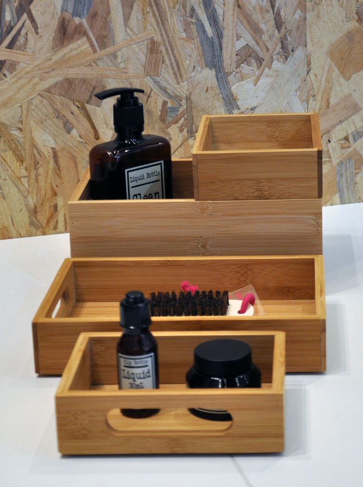 Bathroom storage - Bamboo basket - OPPORTUNITY