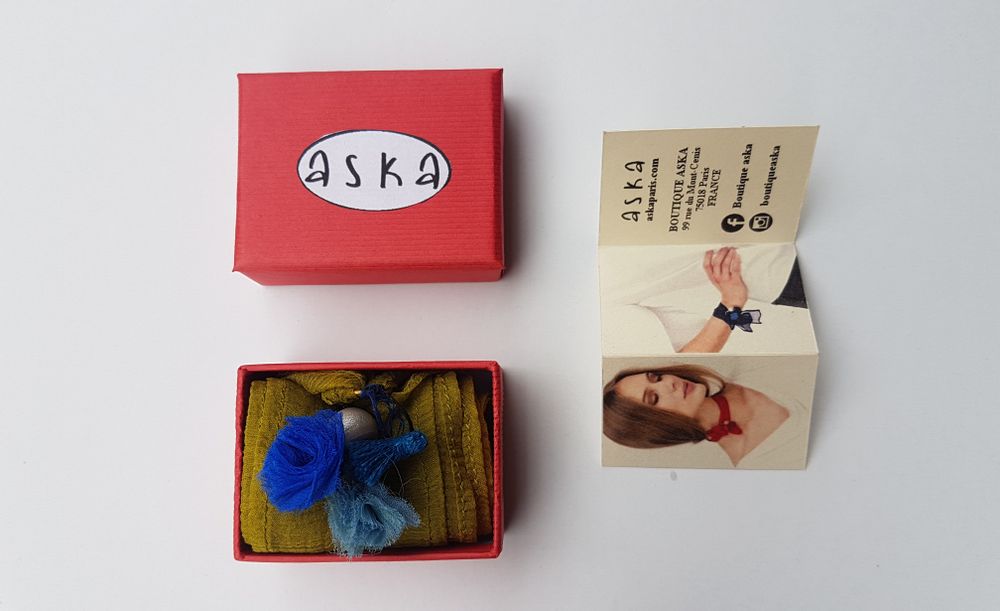 Bijoux - Collier Manon Bleu - ASKA