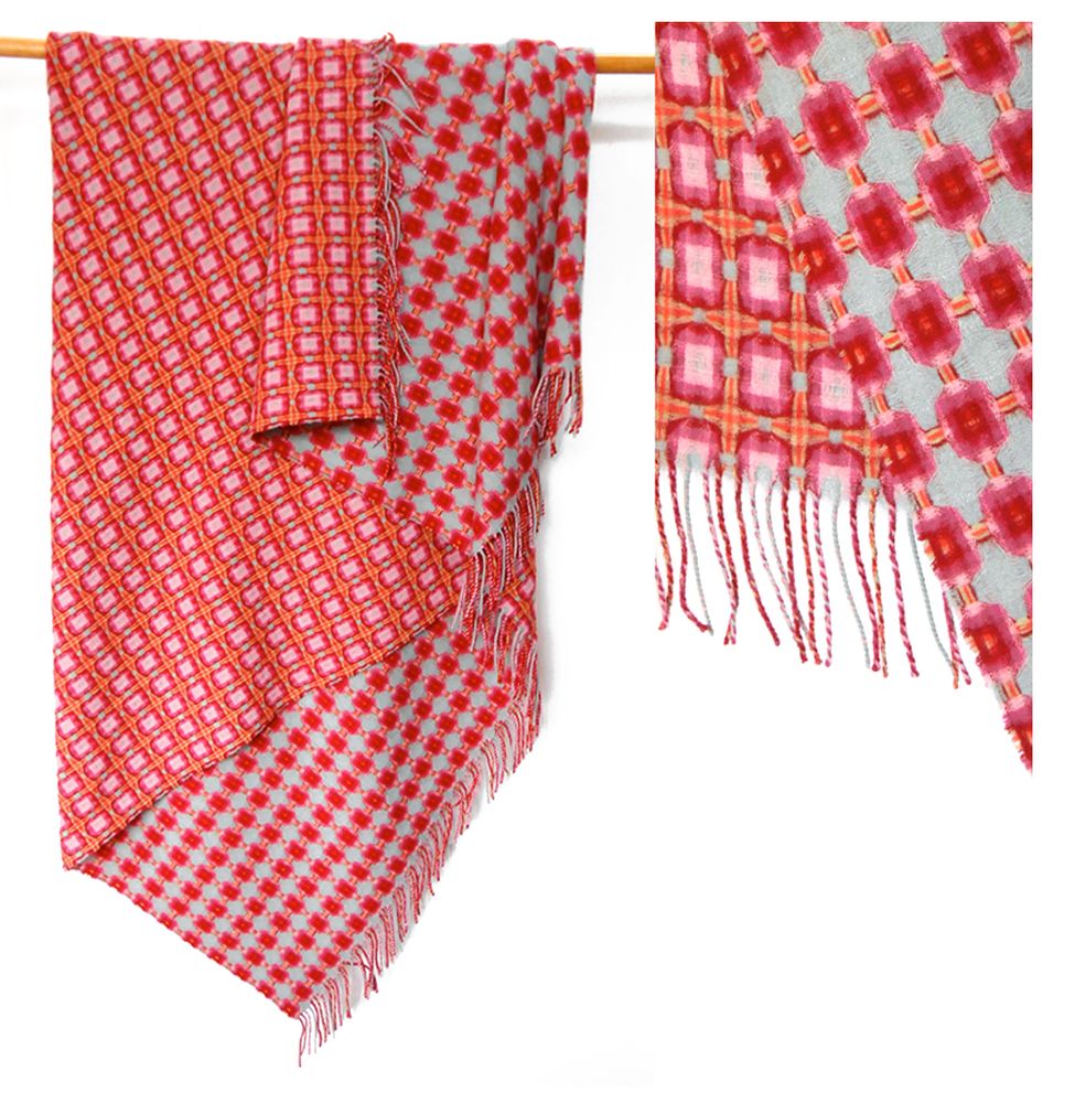 Throw blankets - 100% Lambswool Basketweave throws. - PAULETTE ROLLO