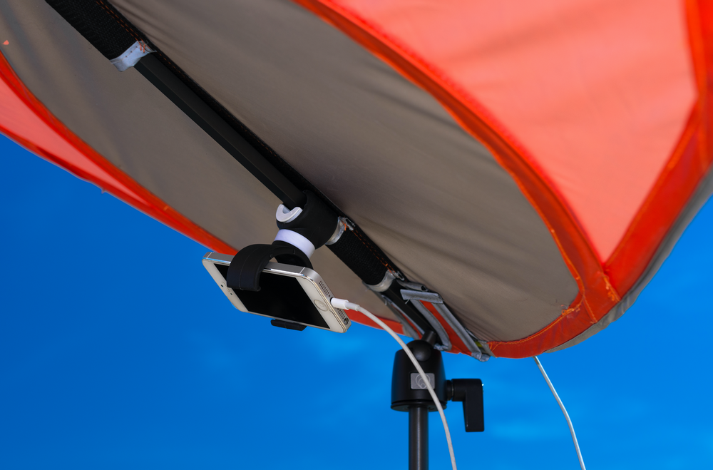 Parasols - Voile d'ombrage nomade SUNLEAF - LEAF FOR LIFE
