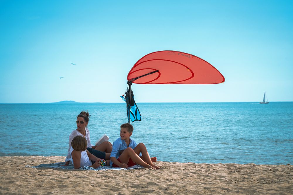 Parasols - Voile d'ombrage nomade SUNLEAF - LEAF FOR LIFE