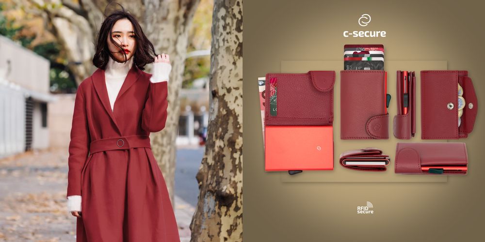 Leather goods - c-secure RFID wallet - C-SECURE