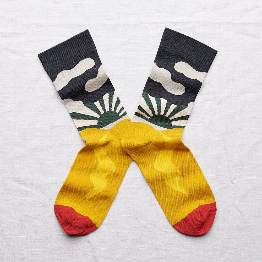 Chaussettes - Paysage Mimosa - BONNE MAISON