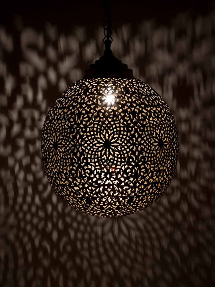 Hanging lights - FLEUR DE LUNE Pendant - Large H50cm - MOROCCAN BAZAAR