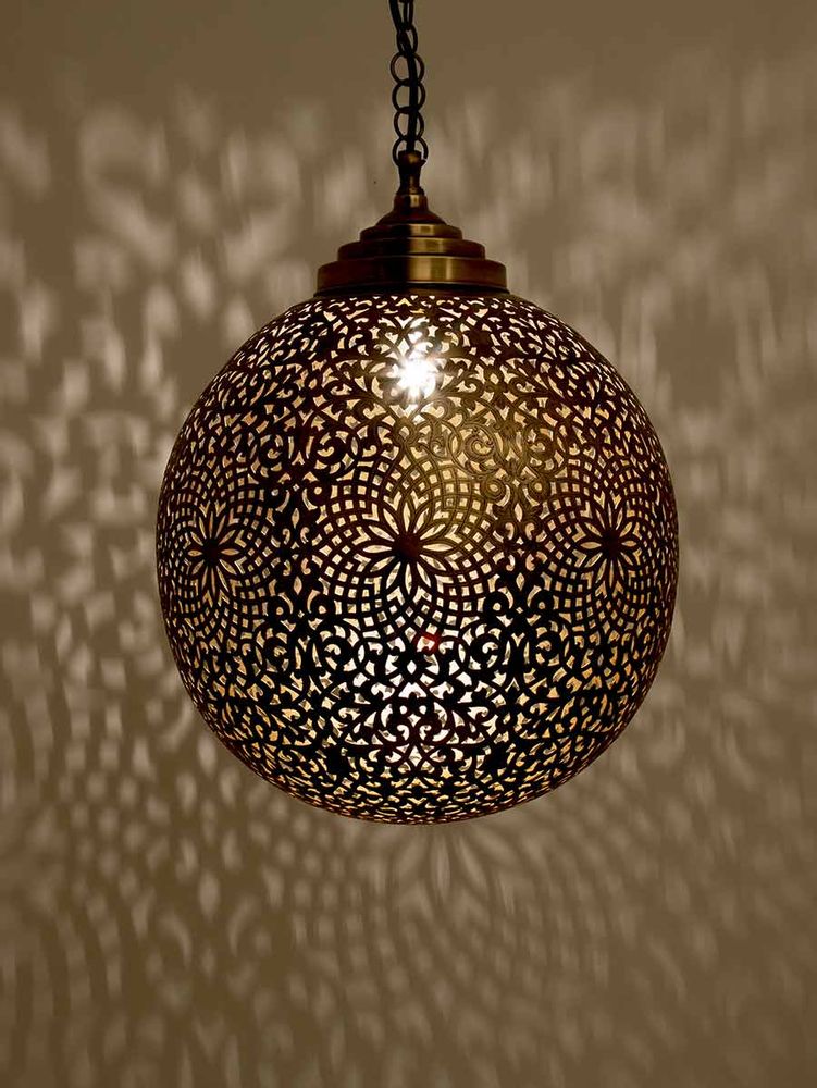 Hanging lights - FLEUR DE LUNE Pendant - Large H50cm - MOROCCAN BAZAAR