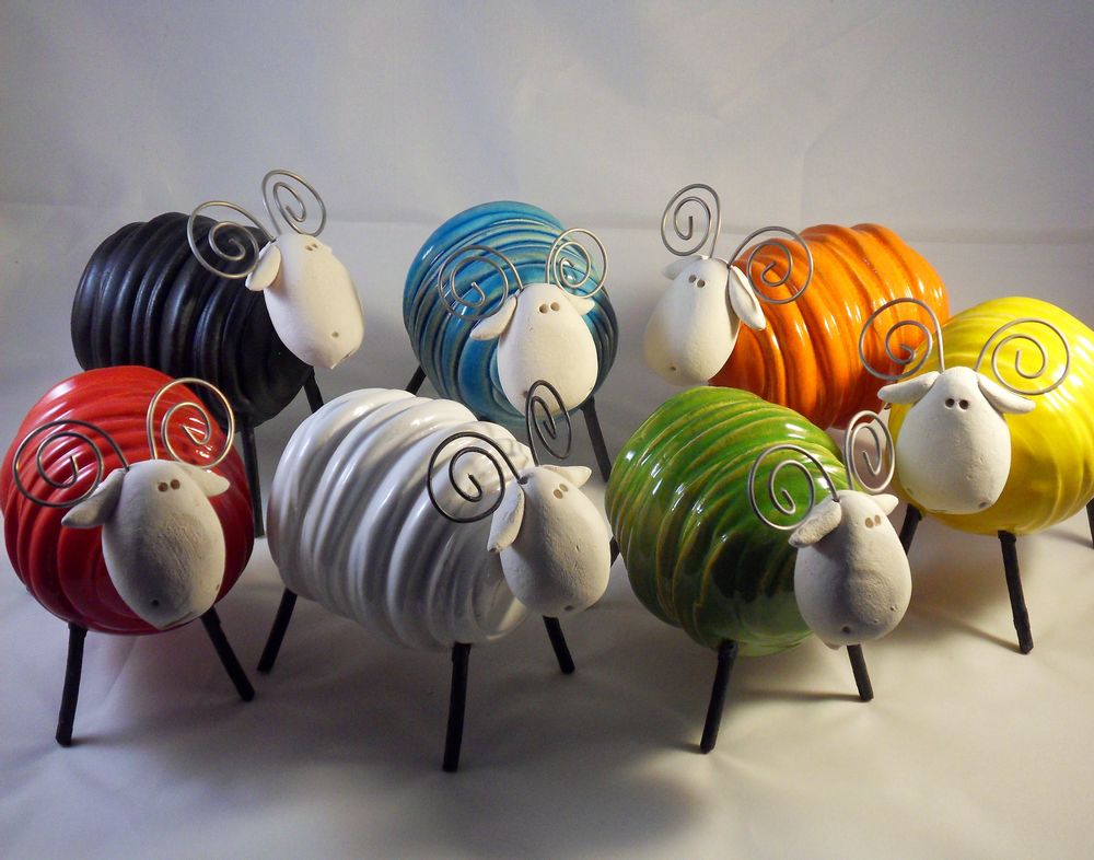 Sculptures, statuettes and miniatures - Ceramic Animals - BLEU CALADE