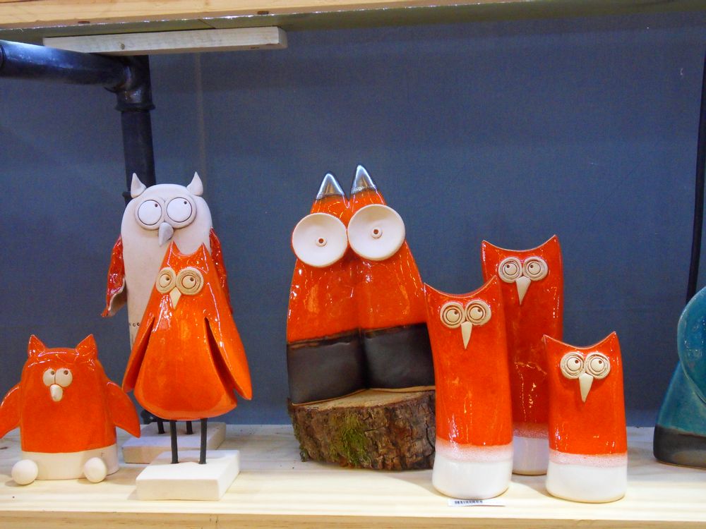 Sculptures, statuettes and miniatures - Ceramic Animals - BLEU CALADE