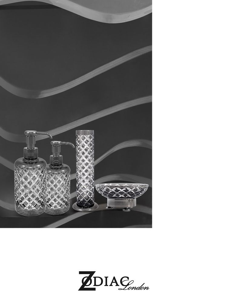 Soap dishes - DIAMOND CRYSTAL COLLECTION - ZODIAC LONDON