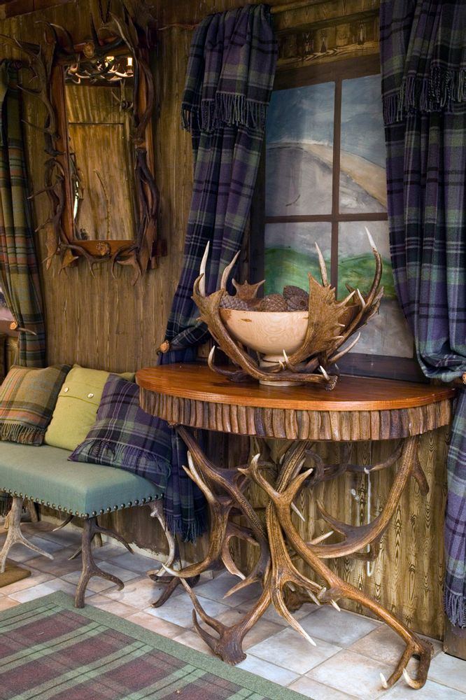 Consoles - ANTLER CONSOLE TABLE - CLOCK HOUSE FURNITURE