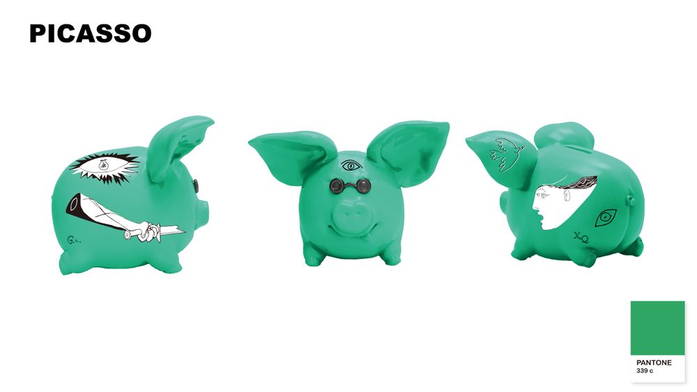 Cadeaux - X+Q Art Piggy Mini Money bank - X+Q ART BEIJING