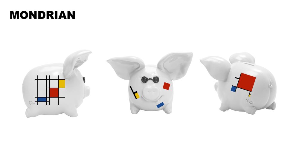 Cadeaux - X+Q Art Piggy Mini Money bank - X+Q ART BEIJING