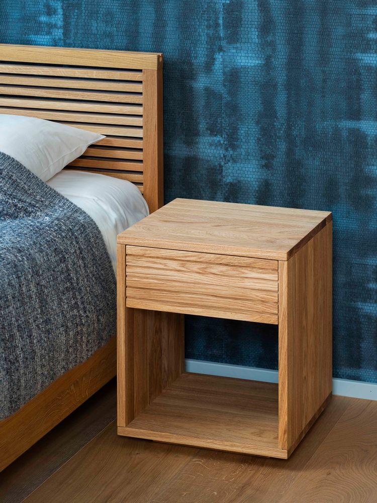 Tables de nuit - Table de chevet EMMA en bois massif - WOODEK