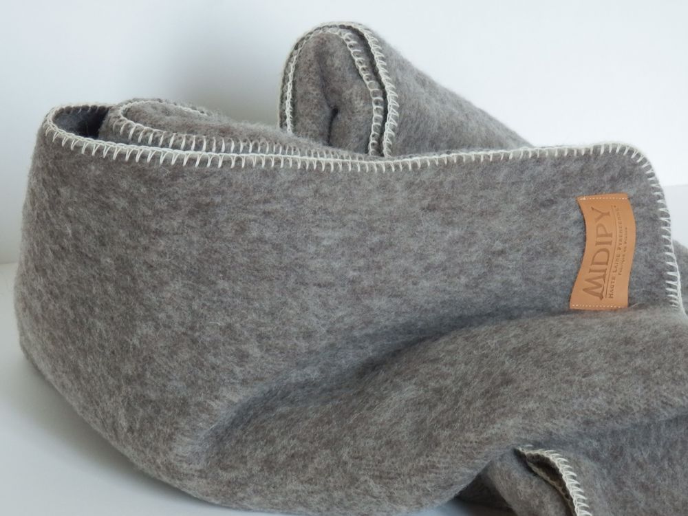 Objets de décoration - PLAID LAINE NATURELLE - MIDIPY