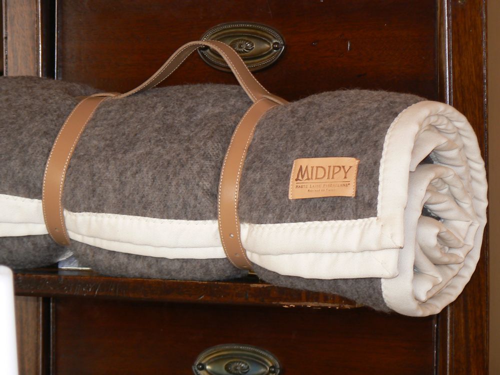 Objets de décoration - PLAID LAINE NATURELLE - MIDIPY