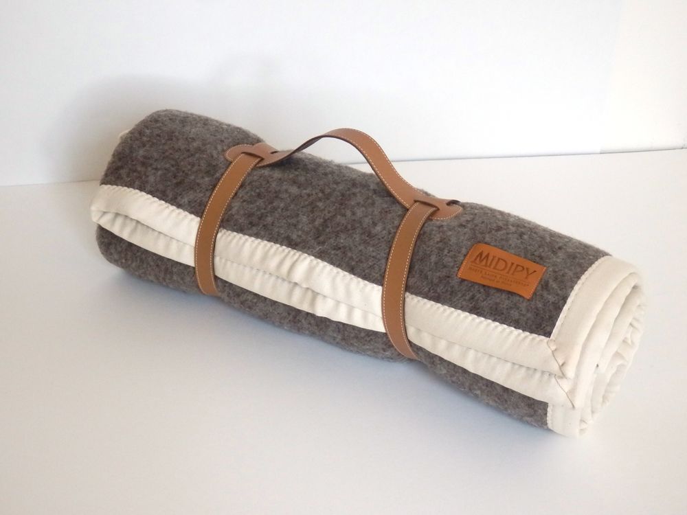 Objets de décoration - PLAID LAINE NATURELLE - MIDIPY