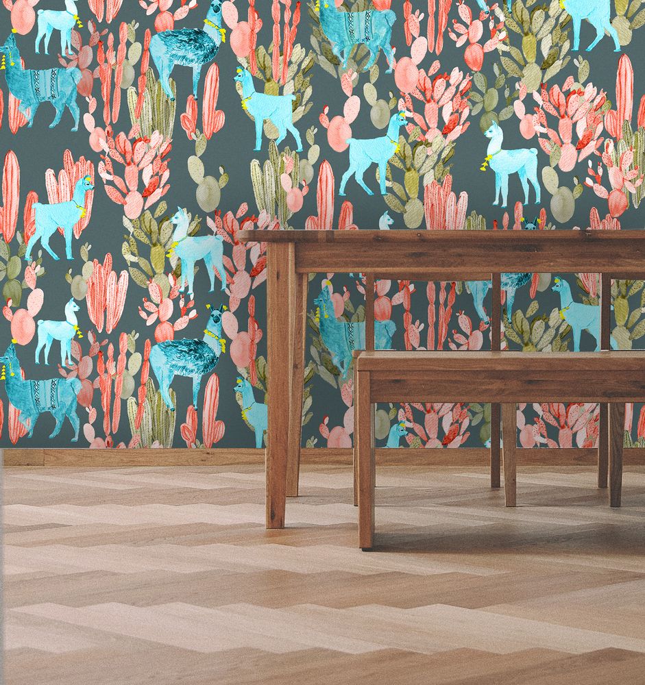 Children's bedrooms - Wallpaper ALTIPLANO- 5 colors - KARIOKAS