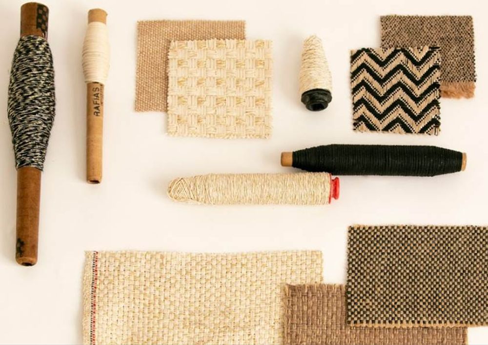 Fabrics - FABRICS WOVEN with natural yarns - RAFIAS PRI-SIM TEXTIL