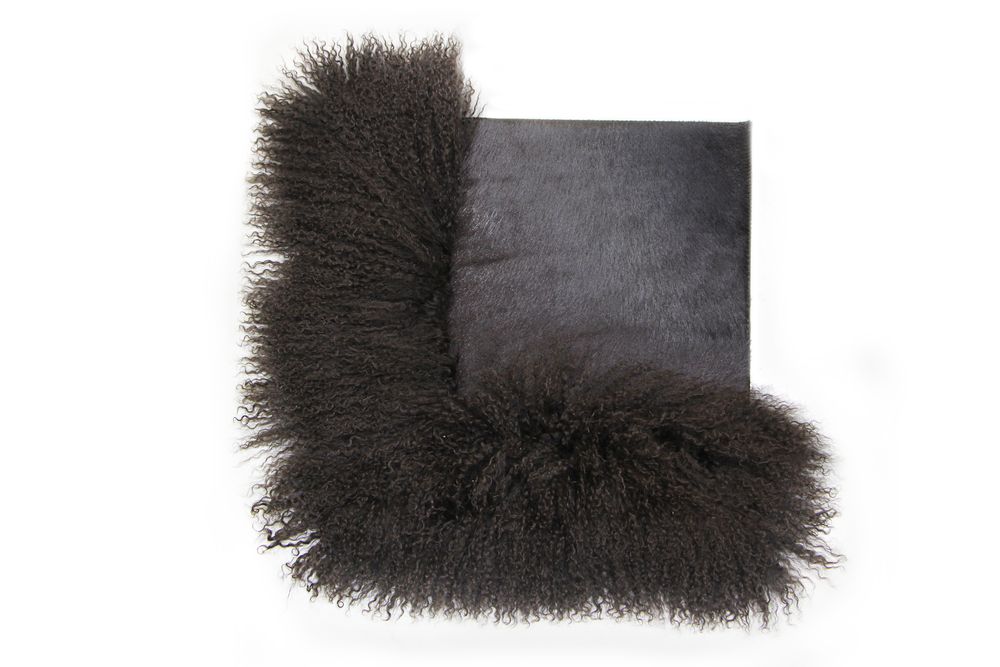 Other caperts - Cowhide with Mongolian Goat Expresso - KOKET