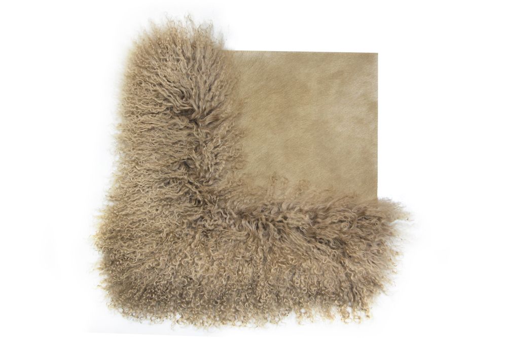 Other caperts - Cowhide with Mongolian Goat Cream - KOKET